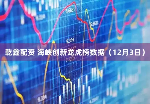 乾鑫配资 海峡创新龙虎榜数据（12月3日）